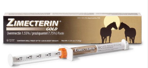 Zimecterin Gold Dewormer Paste for Horses, 7.35gm