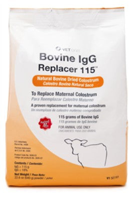 Bovine IgG Replacer 115 Dried Colostrum, 640gm