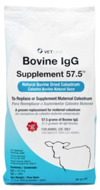 Bovine IgG Supplement 57.5 Dried Colostrum, 320gm