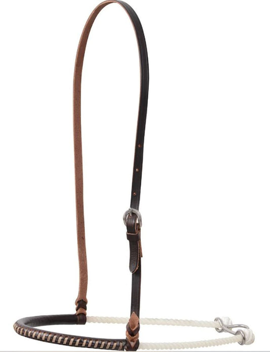 Martin Saddlery Single Rope Harness Leather Covered Noseband