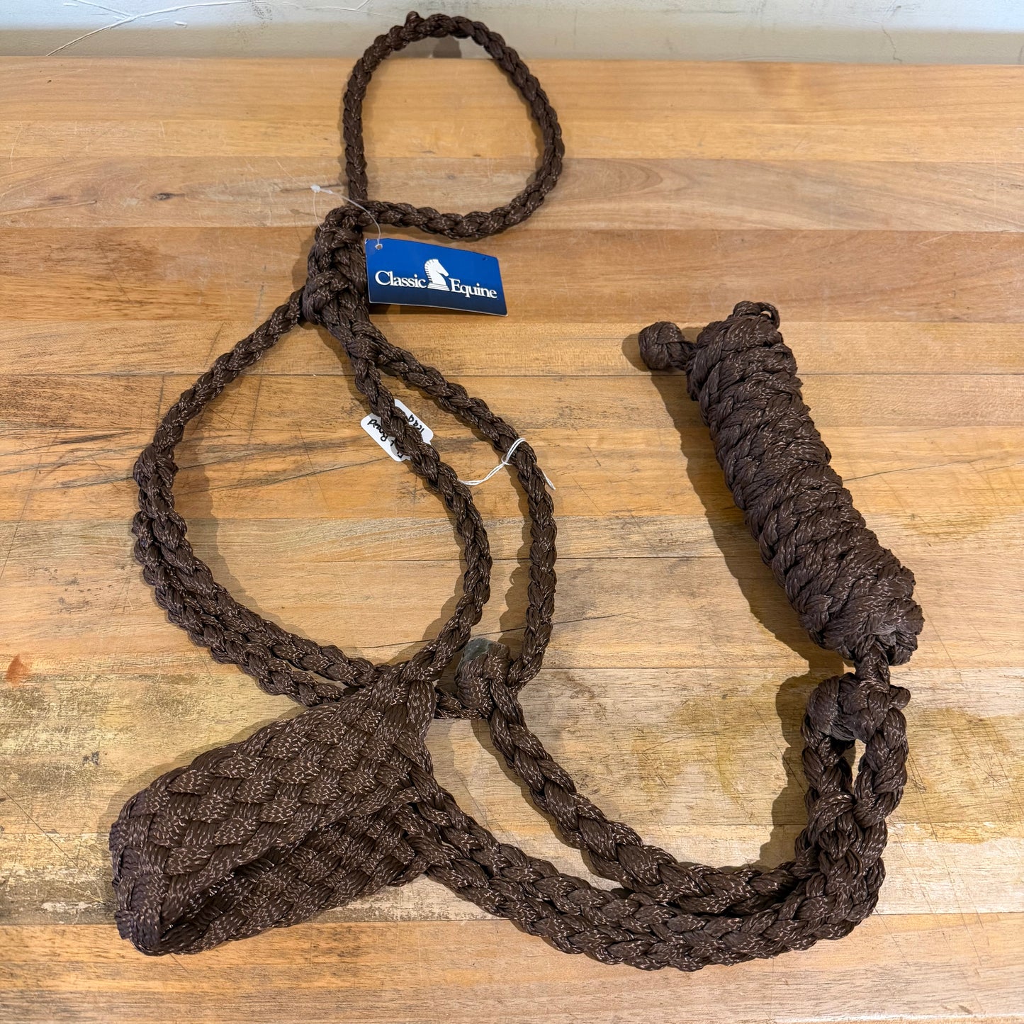 Classic Equine Flat Braid Halter w/lead