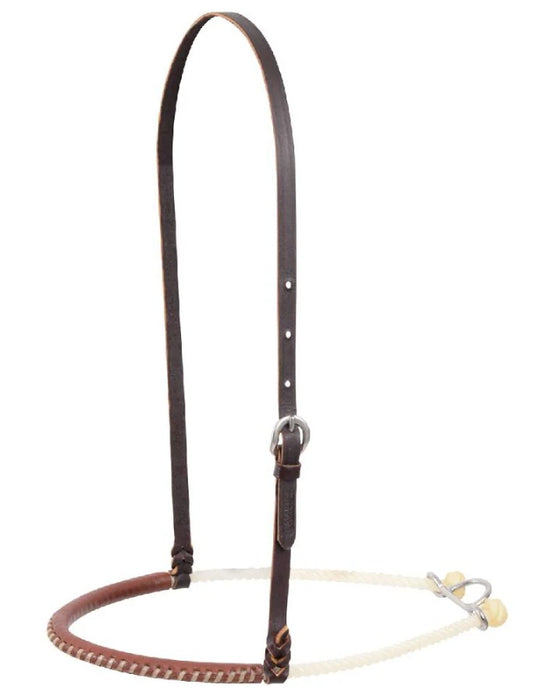 Martin Saddlery Single Rope Harness Leather Covered Noseband