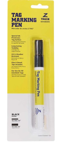 Z-Tag Ear Tag Marker - Black